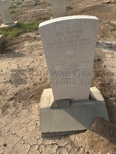 BAGHDAD (NORTH GATE) WAR CEMETERY - IZOD, T C